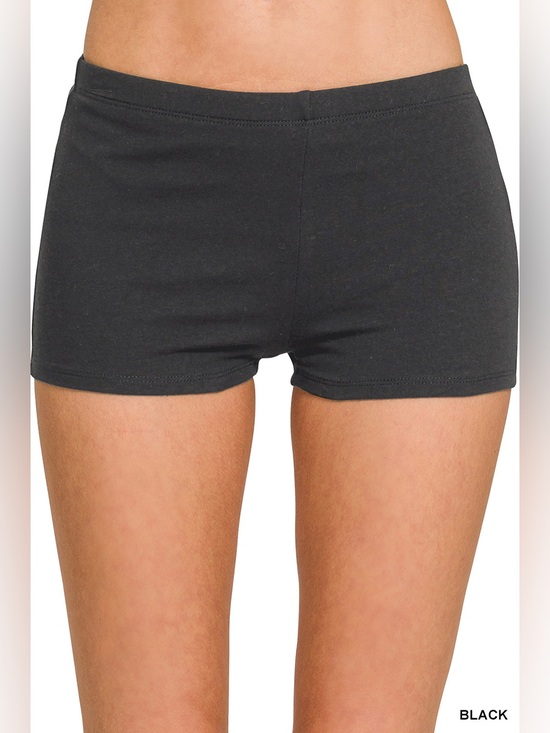 Zenana Outfitters Pants - Premium Cotton Boxer Shorts | Black Lounge Shorts